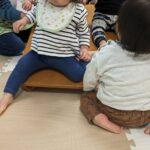 節分の豆づくり(新聞紙遊び)👹