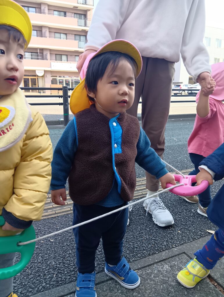 おひさま気持ちいいね