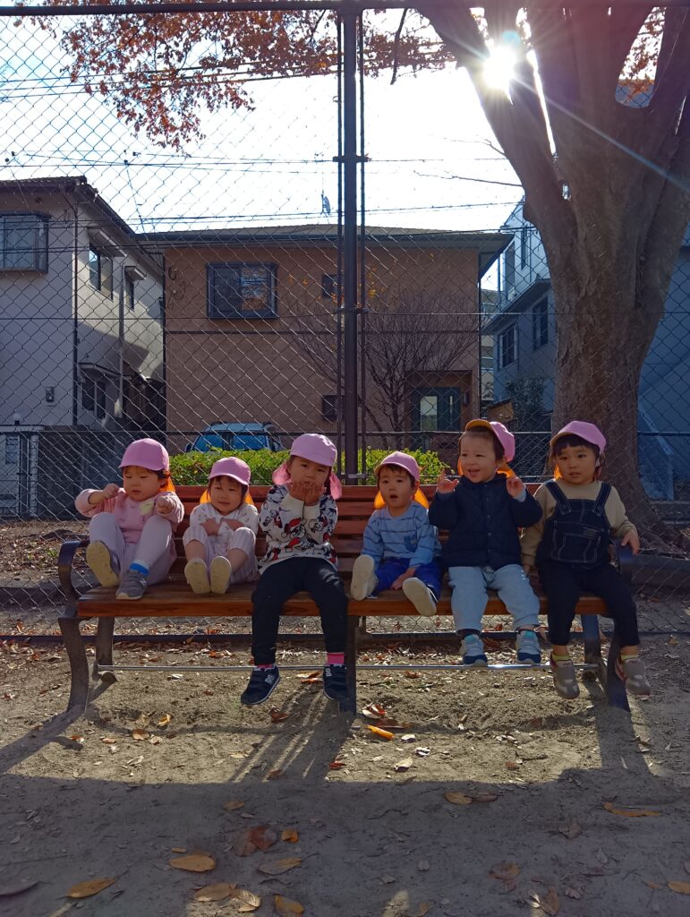 公園でたくさん遊んだよ